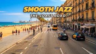 Smooth Jazz and a Coast Road | One Hour of 4K Scenic Driving in Spain