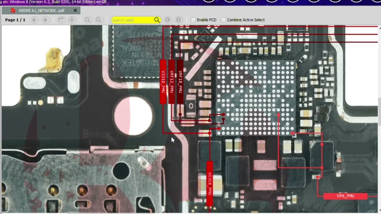 Xiaomi redmi A1 network solution/ Borneo schematic and hardware solution