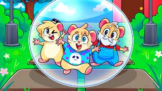 MIS AMIGOS y YO SOMOS HAMSTERS🐹🚘SOYDANY en GUINEA PIG RUNAWAY TOGETHER