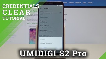 How to Clear Credentials in UMIDIGI S2 Pro - Remove Certificates