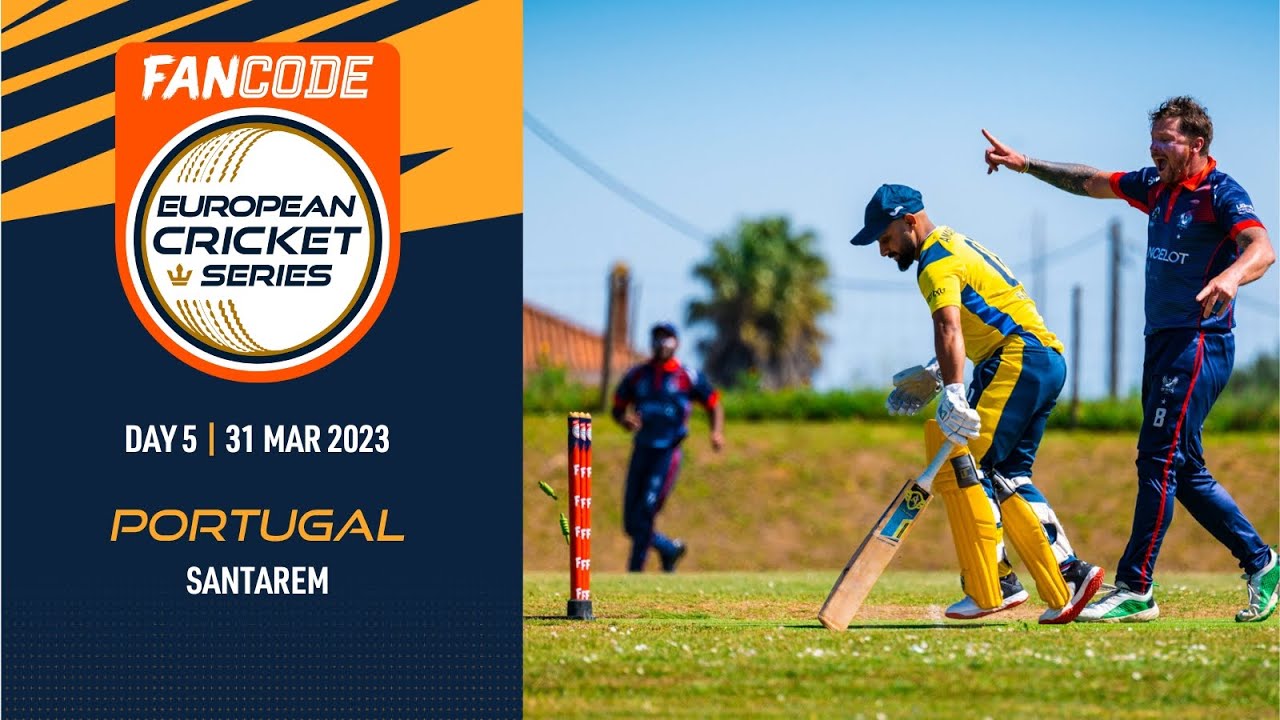 🔴 FanCode ECS Portugal, Santarem, 2023 Day 5 T10 Live Cricket European Cricket