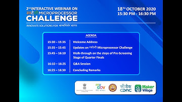 2ND INTERACTIVE WEBINAR ON SWADESHI MICROPROCESSOR CHALLENGE