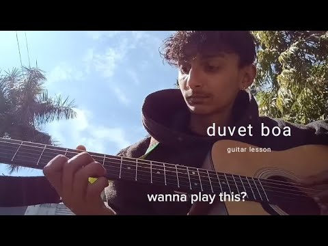 duvet boa that part guitar solo tutorial - YouTube