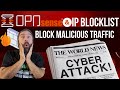 Block malicious traffic with opnsense and ip blocklists
