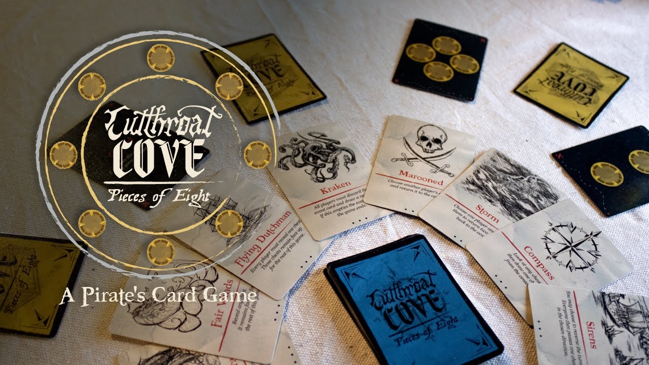 Cutthroat Cove: Pieces of Eight | Pirate Card Game PROMO