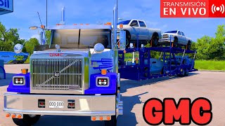 EN VIVO GMC CAREZAPATO CON NIÑERA RUMBO A MANIZALESAMERICAN TRUCK SIMULATORCANAL DE SIMULACION