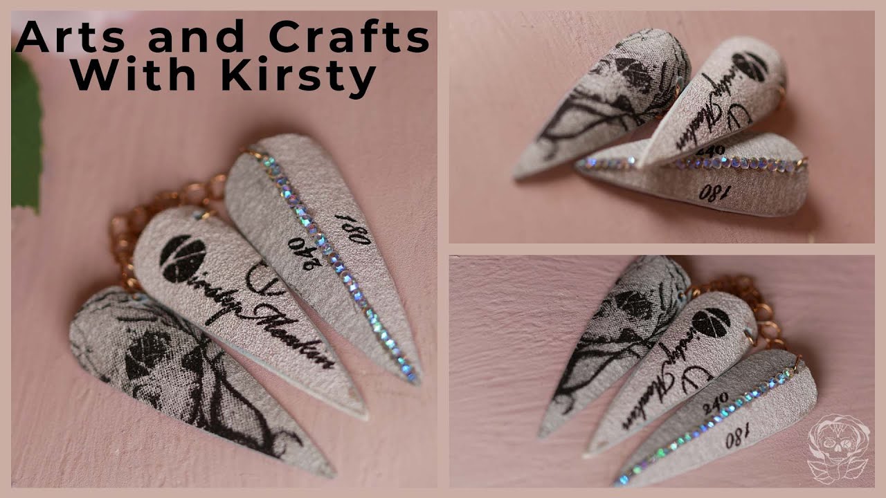 DIY Nail File Keyring YouTube