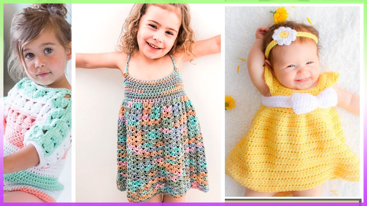 Vestidos muy hermosos a crochet - YouTube