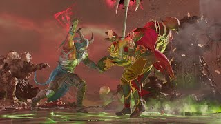 Mk1 Tower Ending With Npc Dark General Shao Kahn, Dark Raiden Mortal Kombat 1