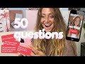 answering 50 questions as fast as I can! | Vogue style Q&A | Lo Beeston