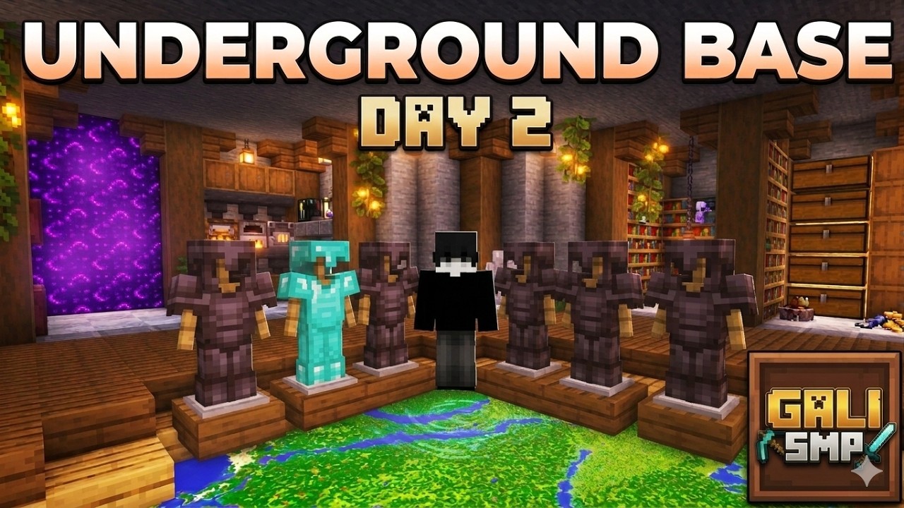Building the MOST SECRET Base in Gali SMP! 🤫 Minecraft #Shorts - YouTube