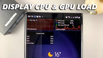 How To Show CPU and GPU Load On Samsung Galaxy S23 Series