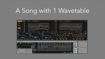 A Song with 1 Wavetable