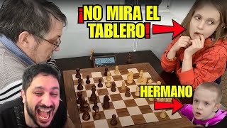 ¿LA NIÑA QUE NO MIRA EL TABLERO PUEDE VENCER A UN MAESTRO DE AJEDREZ?