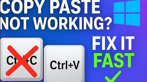 “Fix Copy Paste Not Working in Windows 10/11 | Easy 3 Methods (2025 Guide)” | Dantechfix