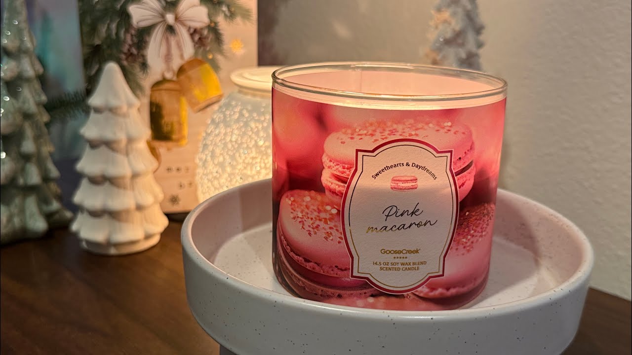 Обзор свечи Goose Creek Pink Macaron