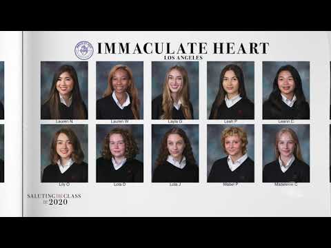 Saluting the Class of 2020 —Immaculate Heart High School  | NBCLA