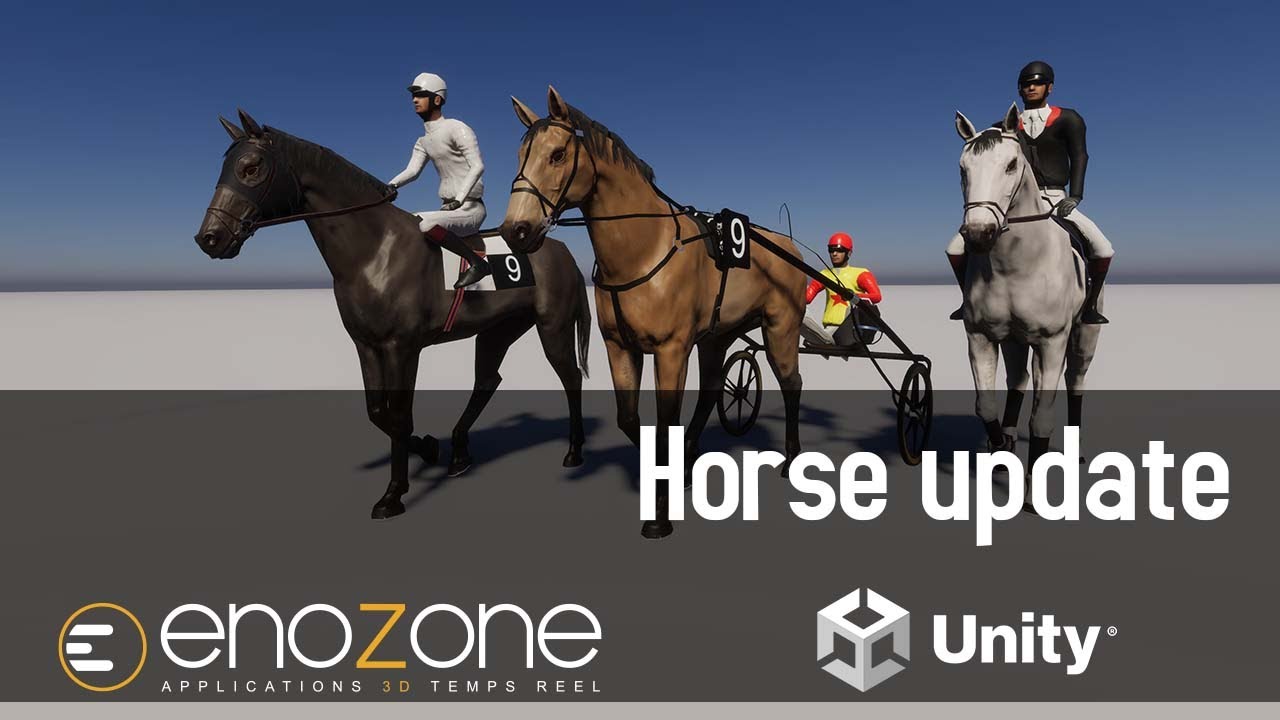 Racing Horse update URP, HDRP, built-in