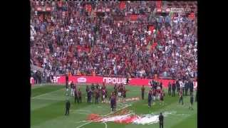 Jamie Osman Champagne At Wembley