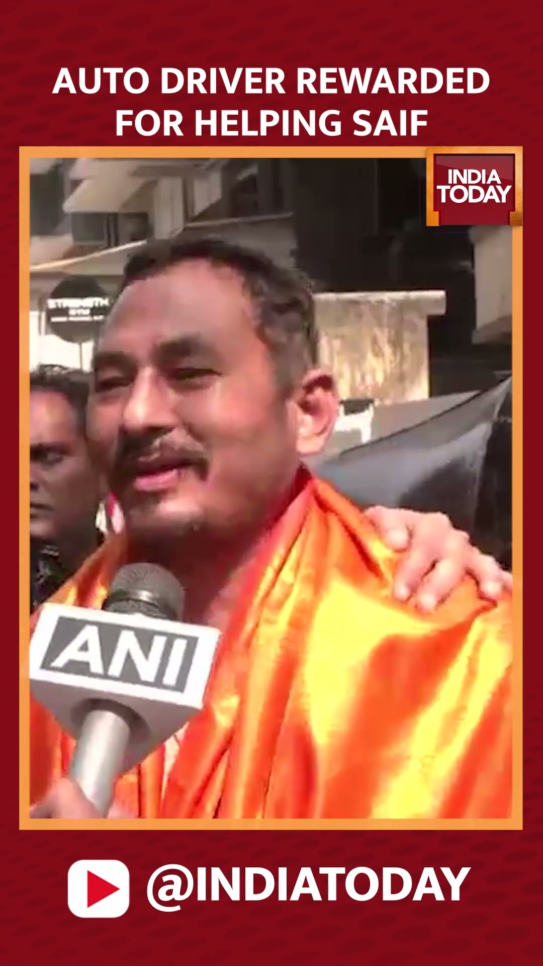 Auto Rickshaw Driver Who Took Saif Ali Khan to the Hospital Gets A Reward