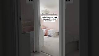 Best pink paint Colour 💖 : Blush pink by Dulux  #pinkbedroom #bedroomdecor #bedroomstyling