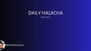 Daily Halachot Pesach The Seder Urchatz, Karpas Yachatz