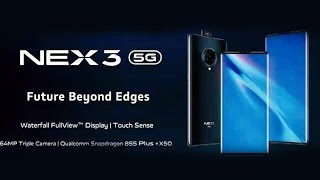 Vivo Nex 3 5G Smartphone Snapdragon 855 Plus Proseser 8Gb256Gb Pop-Up Camera Fast Charging
