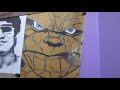 The Thing Painting #thething #thefantascticfour @RaiderX948