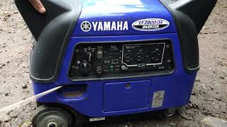 セル付き YAMAHA ヤマハ EF2800iSE インバーター 発電機 2.8kVA 100V ・ 12V 防音型
