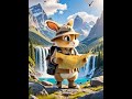 Футаж заяц путешественник Footage Детям Мультфильм футажи футаждлямонтажа видеодлямонтажа