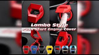 How to Install Lambo Style Car Engine Push Start Stop Cover