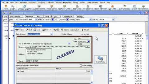 QuickBooks Balance Sheet By Class