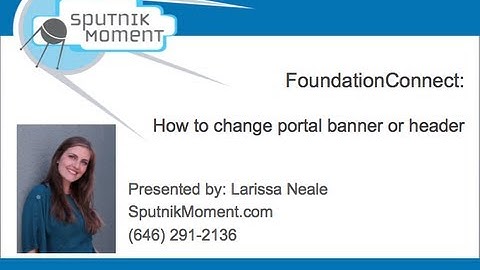 How to Change the Portal Banner - Salesforce FoundationConnect
