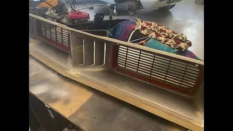 1974 Plymouth ‘Cuda Grille Sanding Complete