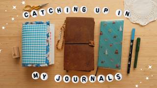 catching up in my journals ✶ mid year (ish) journal check in