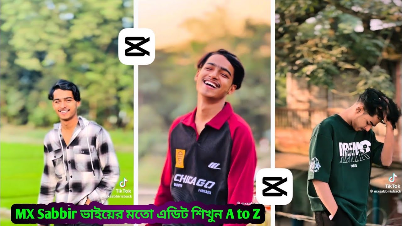 MX Sabbir ভাইয়ের মতো ভিডিও এডিট শিখুন 💥।Video Editing Capcut। Blur Video Editing। Video Editing। 
