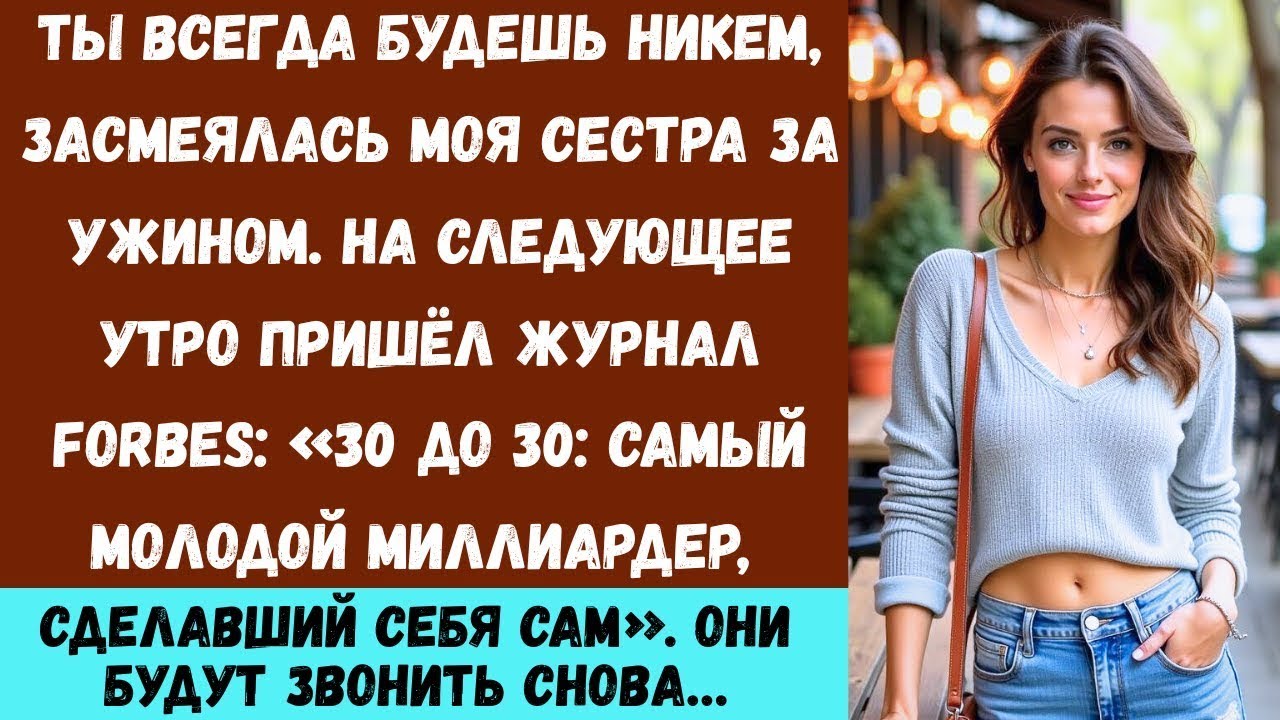 Моя семья смеялась надо мной, говорила, что у меня ничего не получится — а потом моё имя появилось..