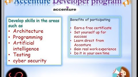 Accenture Developer Program💥|Free Program with Certificate💥|