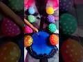11polka doted ballons pooping#asmr #balloon #relxing sound#colour reverse asmr#short vidio