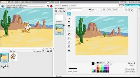 Scratch Skills: Adding Backdrops