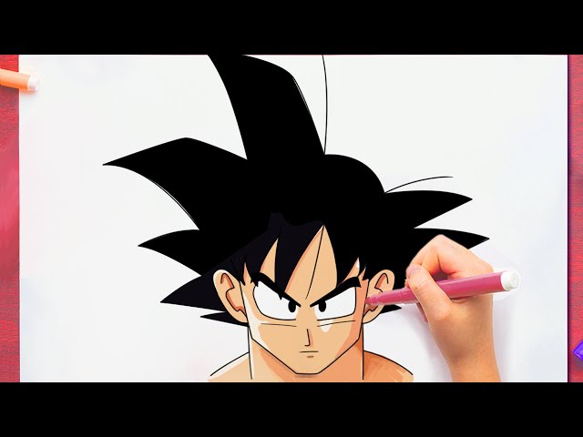 Como DESENHAR o GOKU criança - Como DIBUJAR a GOKU ninõ - Dragon Ball 