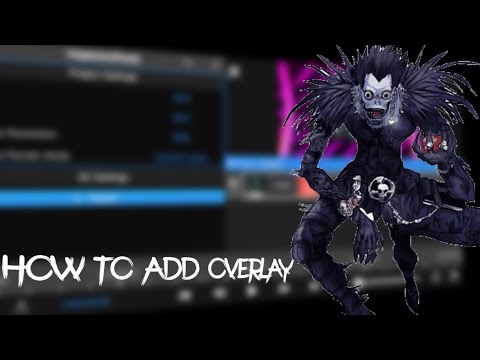 how to add overlay node video