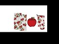 Dii apple orchard kitchen textiles set 4 piece