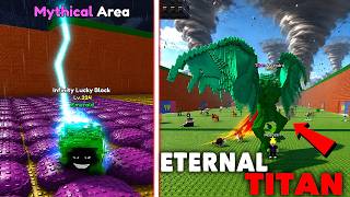 New ETERNAL ASCENDRO Getting To Titan Size During Admin Abuse Event in Escape Tsunami For Brainrots