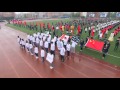高中运动会——开幕式航拍