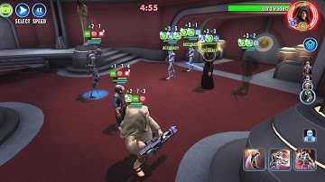 GAC 3v3 Counter: Maz Kanata vs Lord Vader (52)