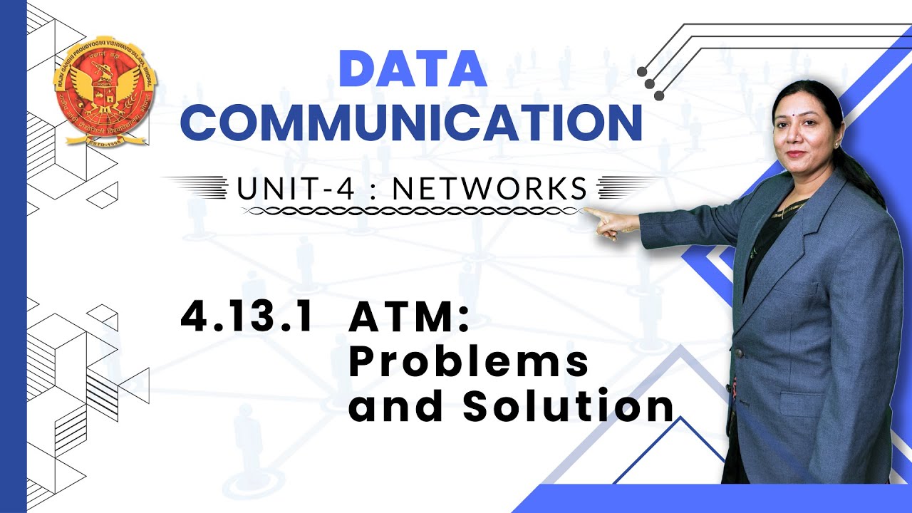 4.13.1 ATM: Problems and Solution | EC603(A) |