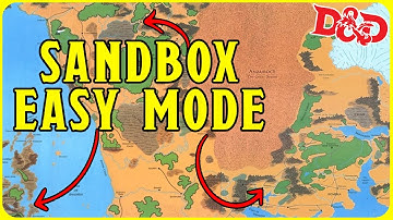How to Run a Sandbox D&D Game with ZERO Prep!