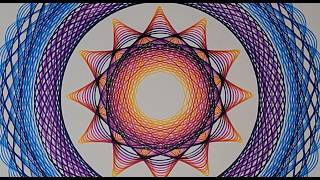 Bright Star in a Blue Heaven - Relaxing ASMR SpiroGraphic Wild Gears