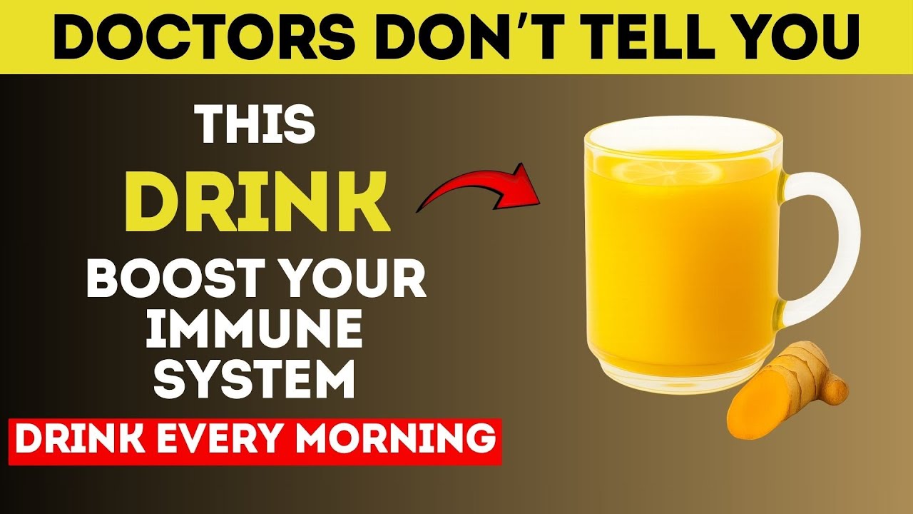 Natural Anti-Inflammatory Morning Drink — Turmeric, Ginger, Lemon & ACV